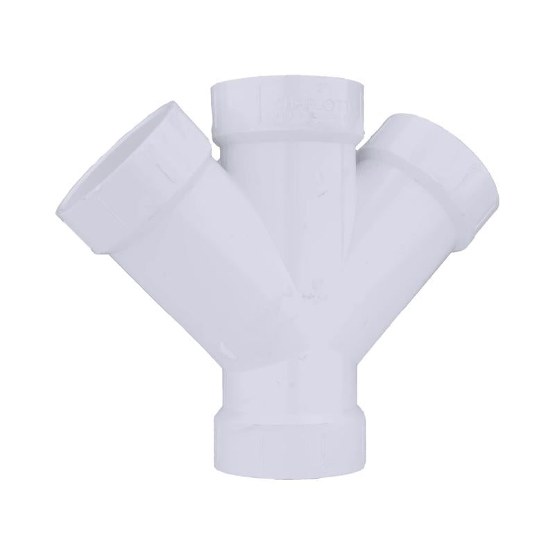 DOUBLE WYE 2X2 PVC