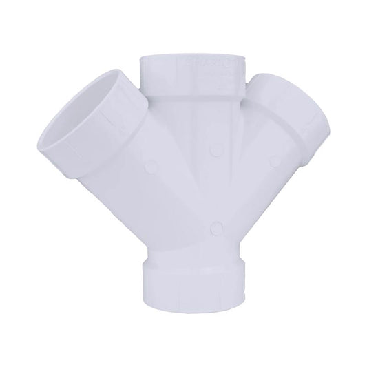 DOUBLE WYE 4X4 PVC