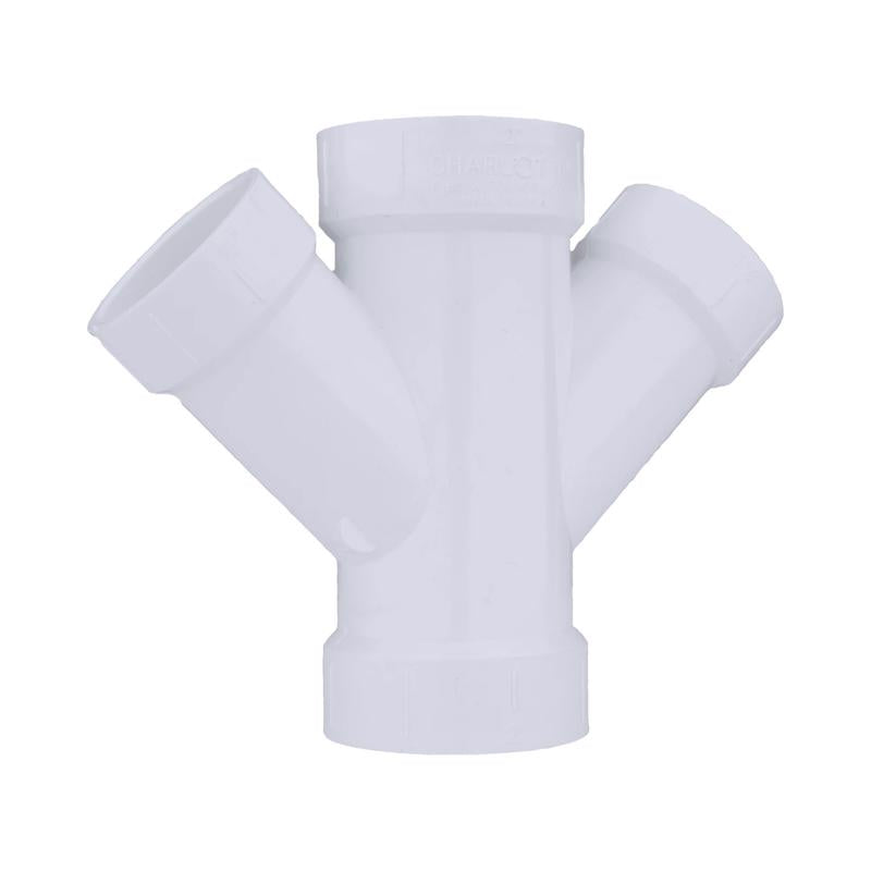 DOUBLE WYE 2X2 PVC