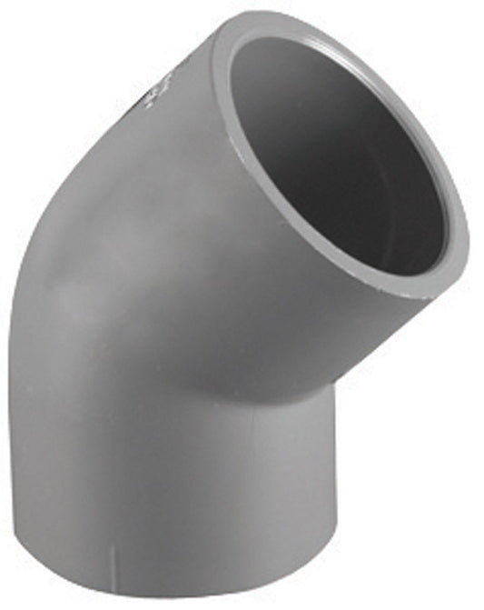 45D ELBOW 1/2X1/2 PVC