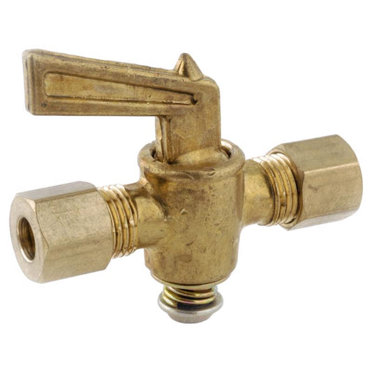 VALVE 1/4X1/4 BRS