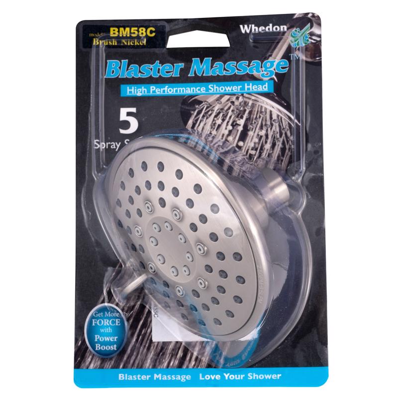 WALLMNT SHOWERHEAD NICKL