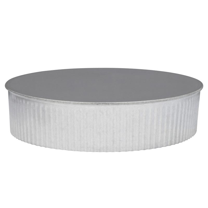 PIPE END CAP CRMPD 8"