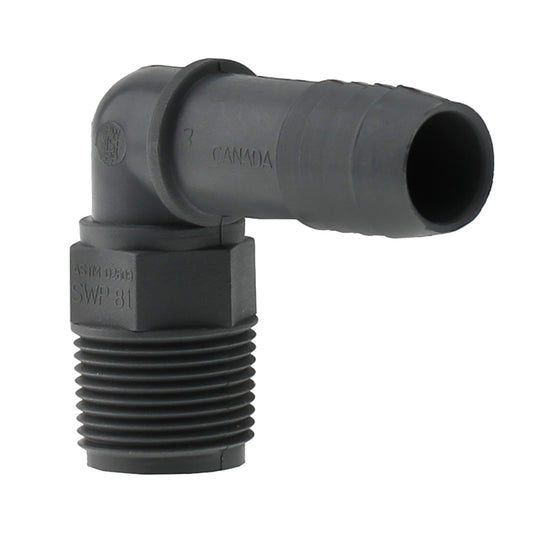 90D ELBOW 3/4X3/4 POLY