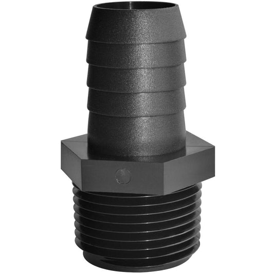 Green Leaf 1/2 in. MPT each X 3/8 in. D Barb Polypropylene Adapter 1 pk