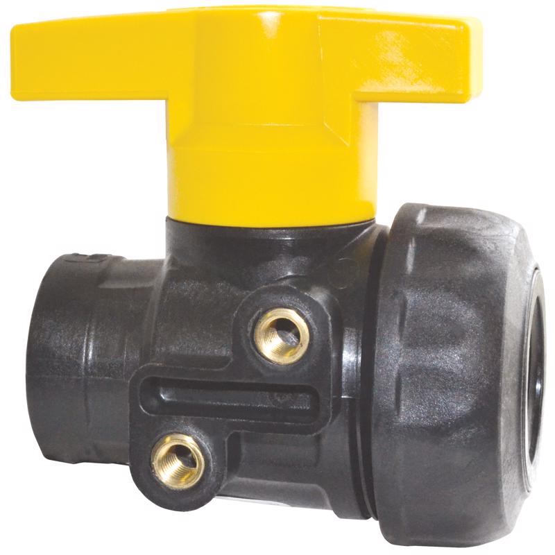 Green Leaf 1 in. Polypropylene Female Union Ball Valve