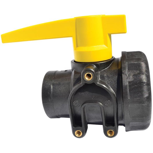 Green Leaf 1-1/2 in. Polypropylene Female Union Ball Valve