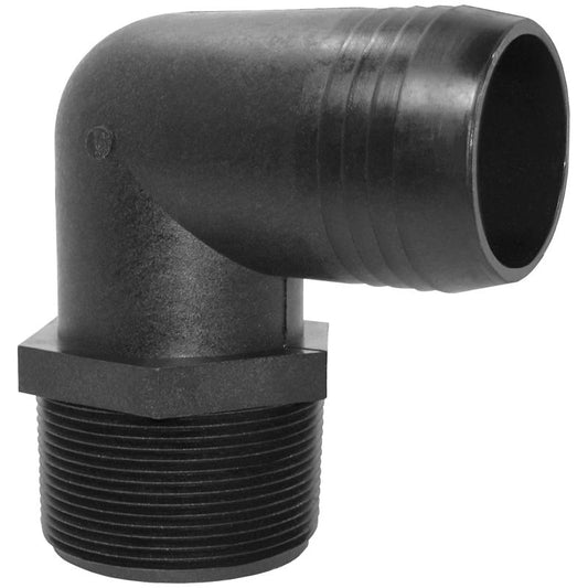 Green Leaf Polypropylene 1/4 in. D X 1/4 in. D Hose Elbow 1 pk