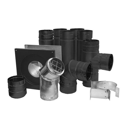 PELLET VENT KIT BLK