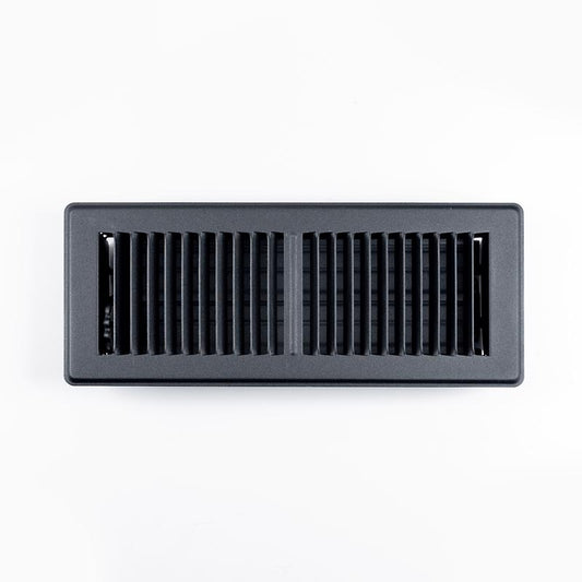 FLOOR REGISTER 4X12 BLK