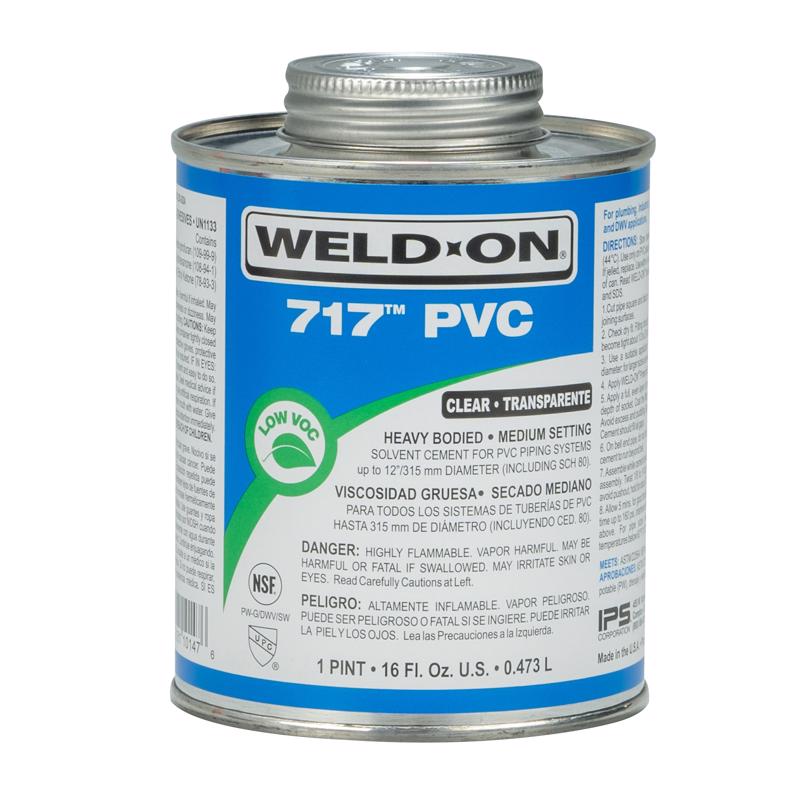 CEMENT PVC 16OZ CLR
