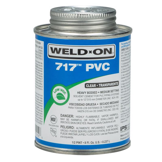 CEMENT PVC 8OZ CLR