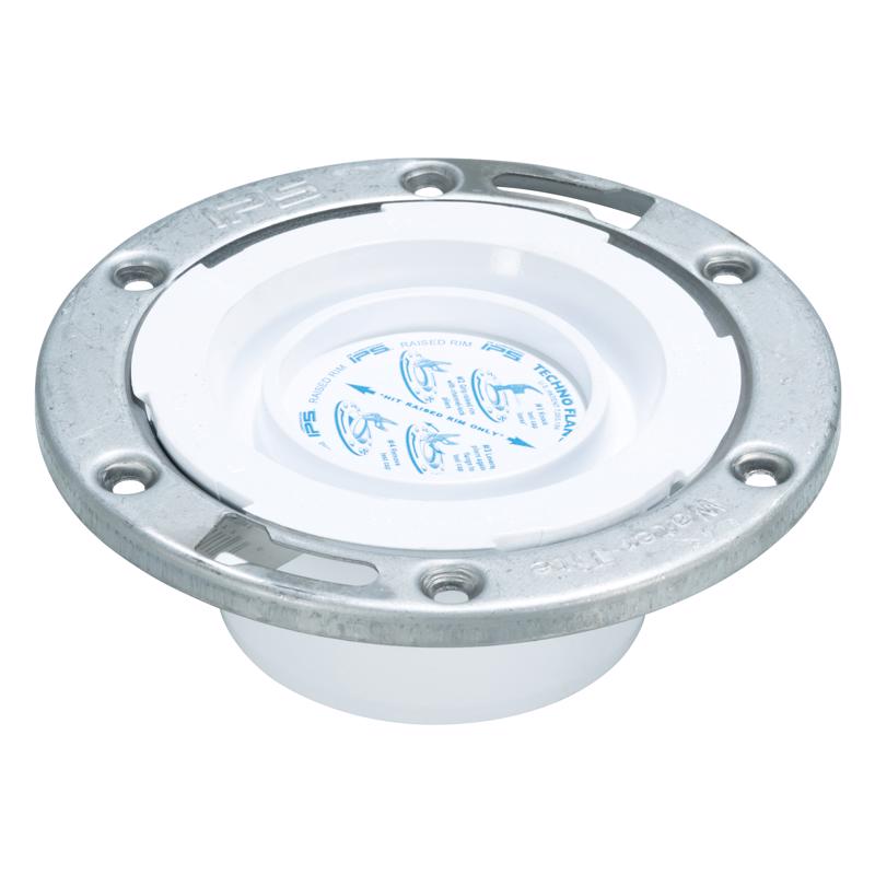 TOILET FLANGE 3 OR 4"PVC
