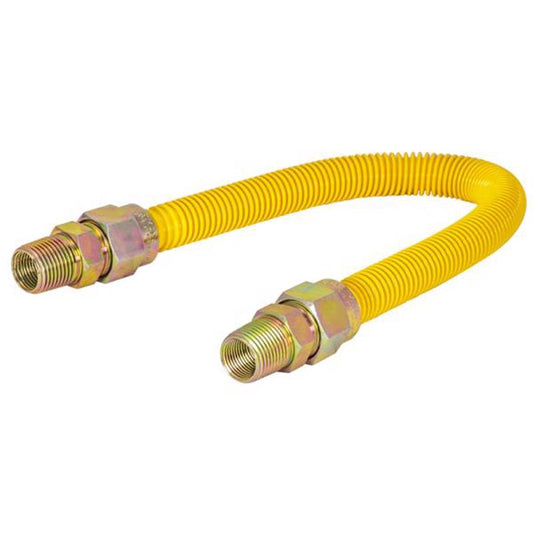 Eastman 1/2 in. ID each X 5/8 in. D OD 12 in. Stainless Steel Gas Appliance Connector