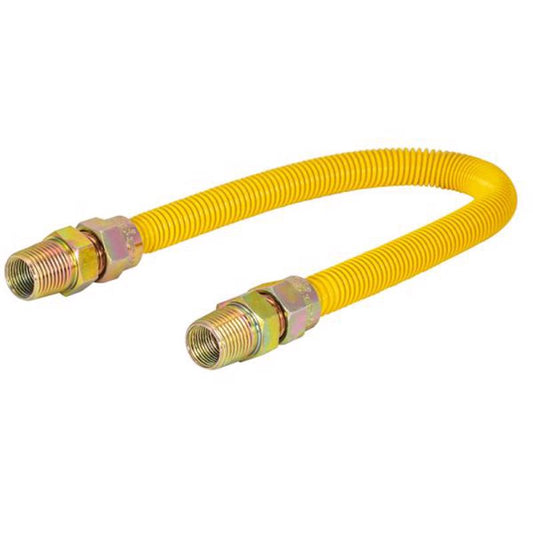 Eastman 1/2 in. ID each X 5/8 in. D OD 18 in. Stainless Steel Gas Appliance Connector