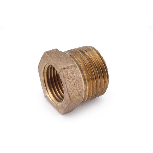 HEX BUSHING 1/4X1/8 BRS
