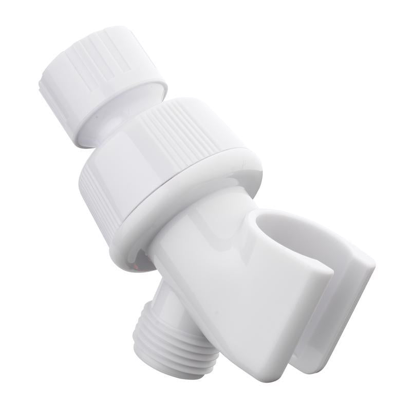 SHOWER ARM MOUNT WHT