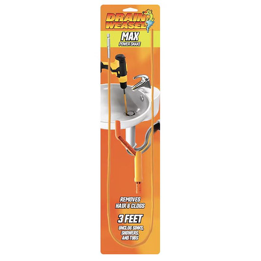 Drain Weasel Max 3 ft. L Drain Auger