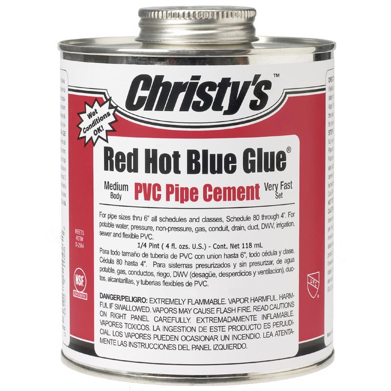 CEMENT PVC 4OZ BLU