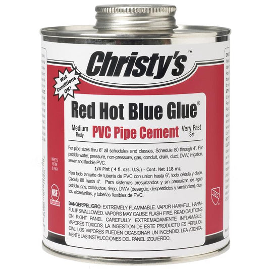 CEMENT PVC 4OZ BLU