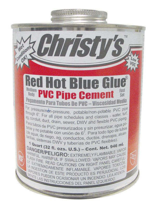 CEMENT PVC 32OZ BLU