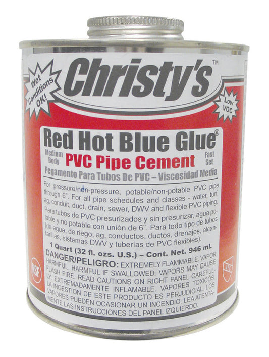 CEMENT PVC 32OZ BLU