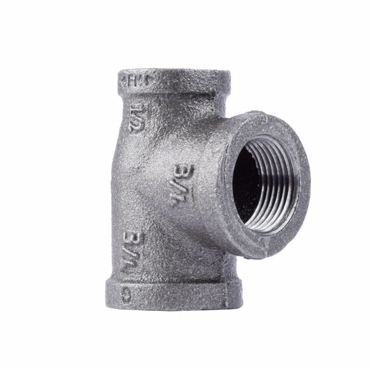 REDUC TEE 3/4X1/2 BLK