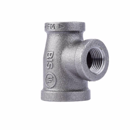 REDUC TEE 3/4X1/2 BLK