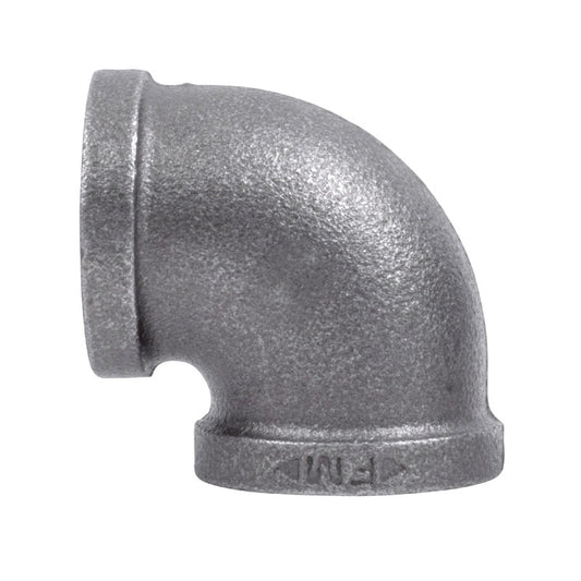 90D ELBOW 1/4 BLK