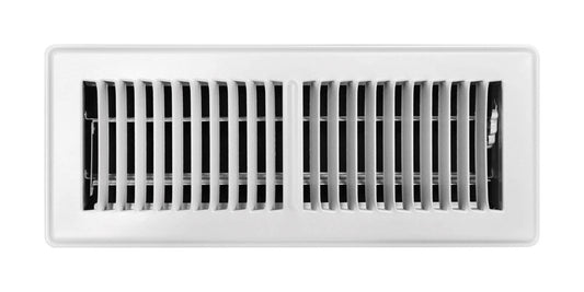 FLOOR REGISTER 4X12 WHT