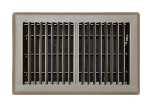 FLOOR REGISTER 6X10 BRWN