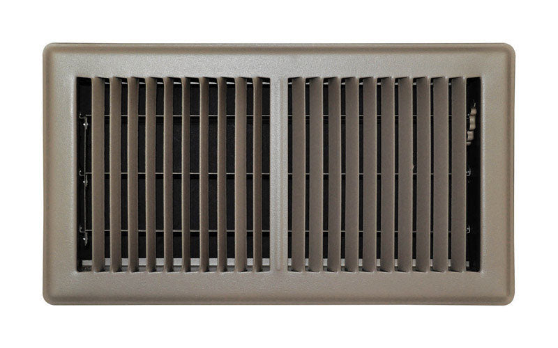 FLOOR REGISTER 6X12 BRWN