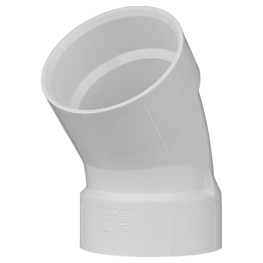 45D ELBOW 6X6 PVC