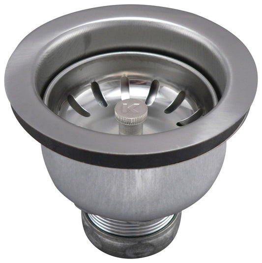 BASKET STRAINER 3-1/2"SS