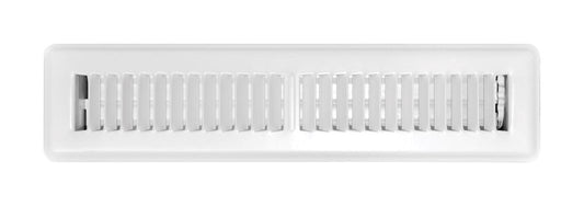 FLOOR REGISTER 2X14 WHT