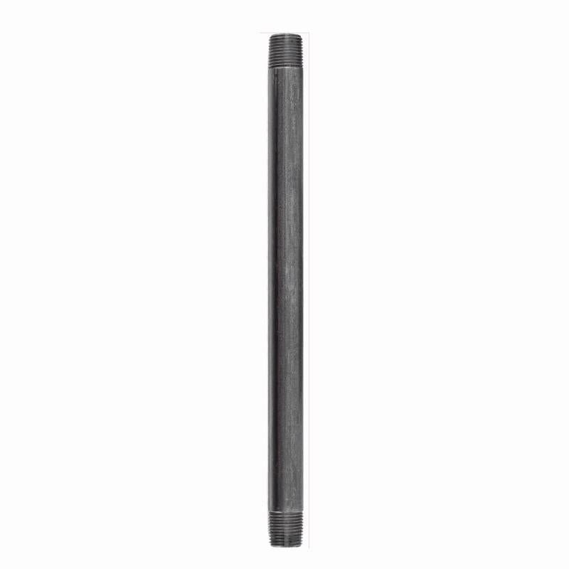 NIPPLE 3/8X12 BLK