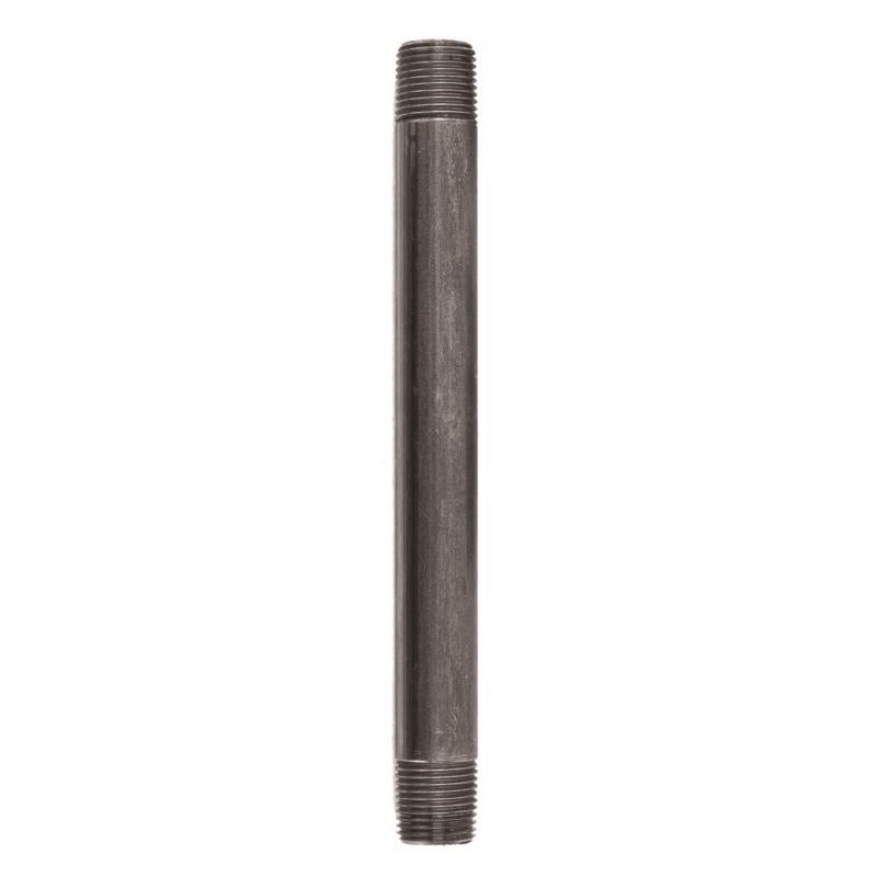 NIPPLE 1/2X8 BLK