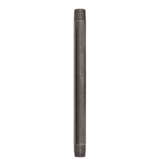 NIPPLE 1/2X10 BLK