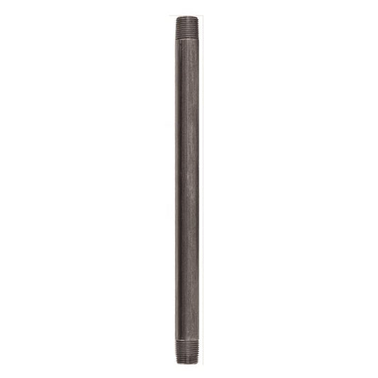 NIPPLE 1/2X12 BLK