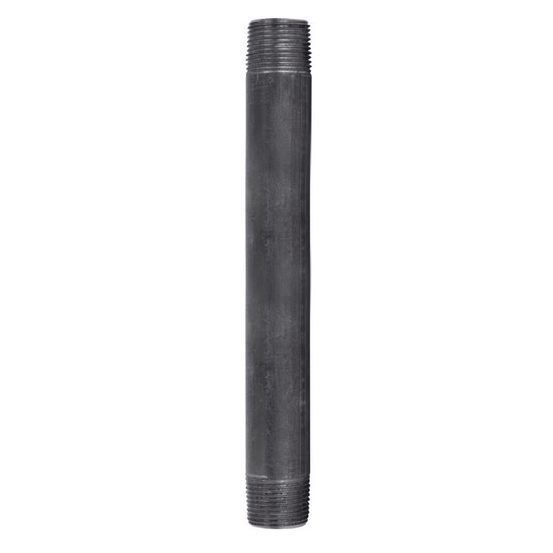 NIPPLE 3/4X8 BLK
