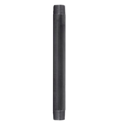 NIPPLE 1X12 BLK
