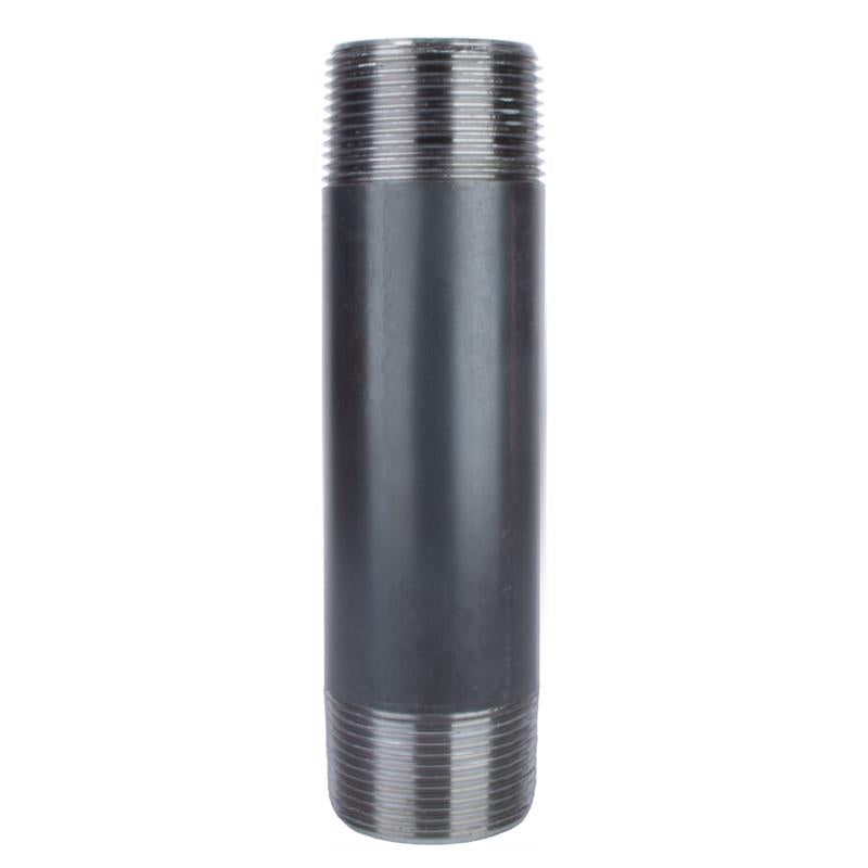 NIPPLE 1-1/4X6 BLK