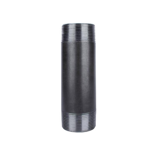 NIPPLE 1-1/2X6 BLK