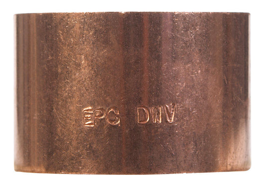 COUPLING W/STOP 2X2 COPP