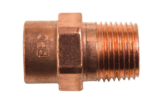 PIPE ADPTR 1/2X3/8 COPPR