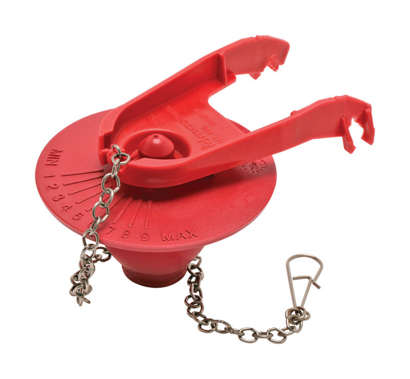 TOILET FLAPPER RED MICRO