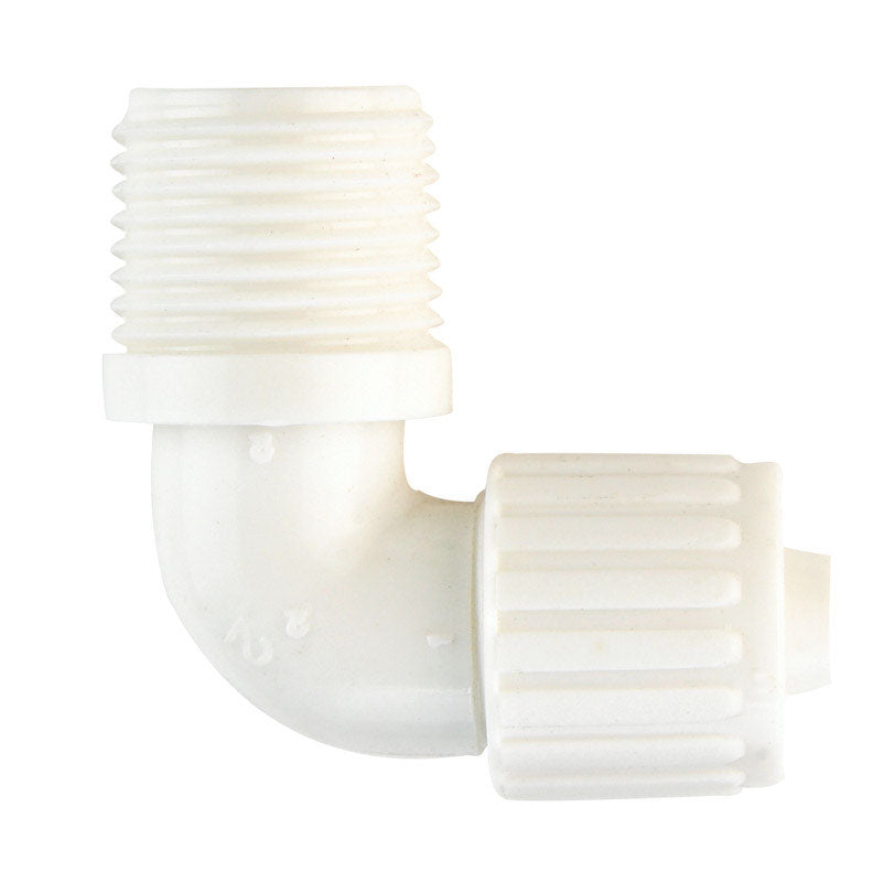ELBOW 3/8X1/2 PLSTC