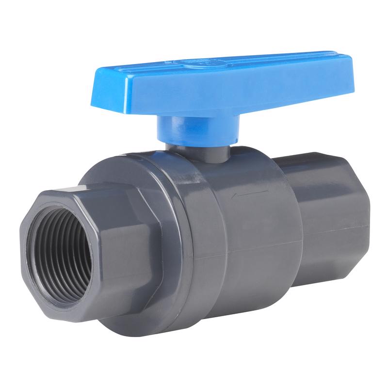 BALL VLV 1/2" PVC FIP