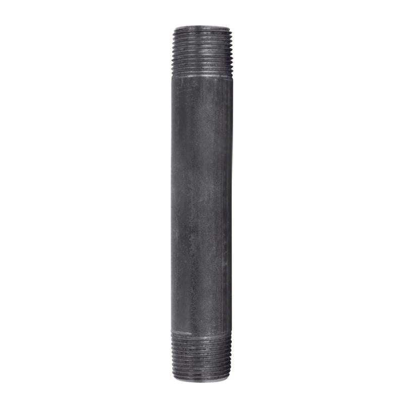 NIPPLE 3/4X7 BLK