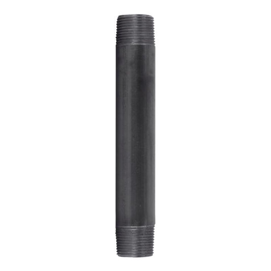 NIPPLE 1X8 BLK